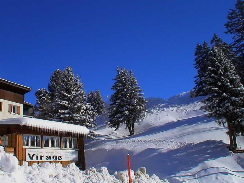 Auberge Restaurant Du Virage Chamrousse Bagian luar foto